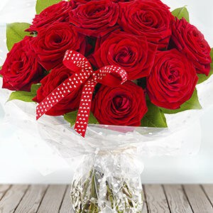 Image of 123 Forerver, 12 Red Roses for Valentines Day from Oasis Flowers, Bromsgrove Florist
