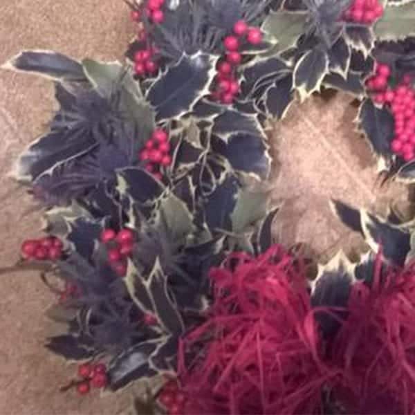 Image of Holly Christmas Wreaths from Oasis Flowers, Bromsgrove