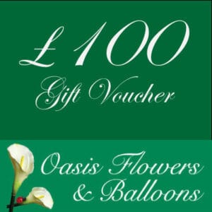 £100 Oasis Flowers and Balloons Gift Voucher